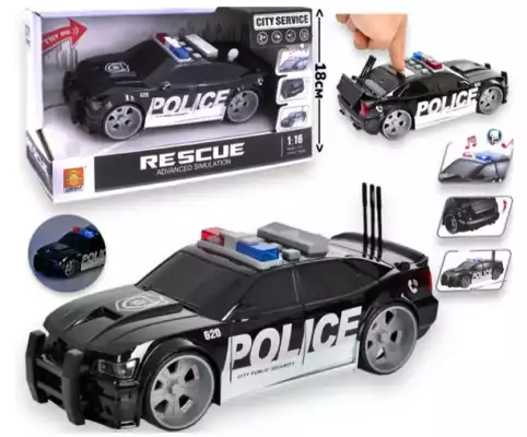 City Service Полицейская машина WY620A пластик, мультиколор